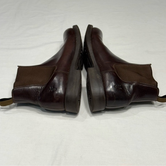 Frye Chelsea Dark Brown Leather Ankle Boots - Picture 12 of 14